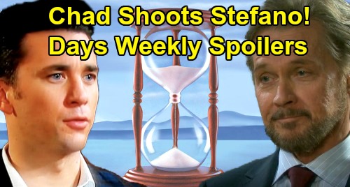 Days of Our Lives Spoilers: Week of February 10 – Chad Shoots Stefano – Lani the Wedding Crasher – Ben’s New Hideout
