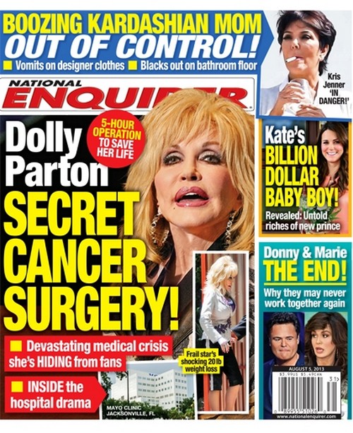 Dolly Parton's Cancer Terror: Singer Takes Radical Steps to Prevent Throat Cancer (PHOTO)