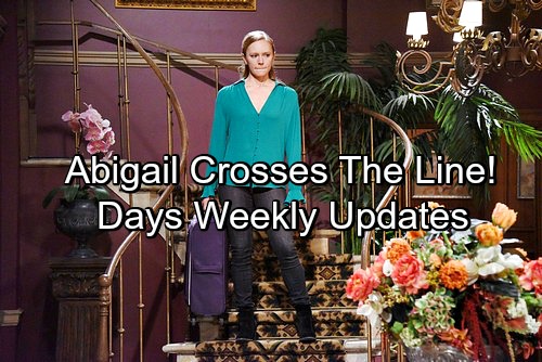 Days of Our Lives Spoilers: Gabi Interferes With Chad's Marriage Repair Plans - Abigail Takes A Huge Step