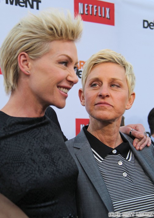 Ellen DeGeneres Major Plastic Surgery For Academy Awards - Or Is it For Portia de Rossi?
