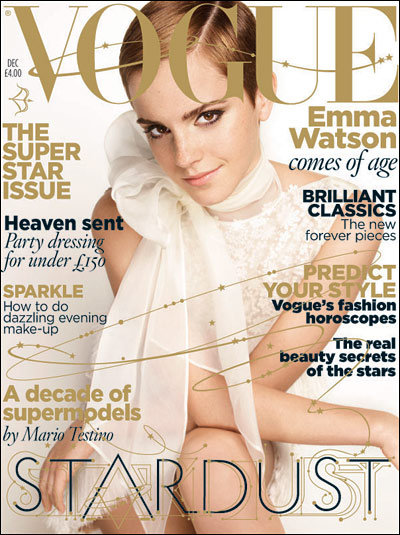 Emma Watson Talks About 'Life After Harry Potter' In  Dec. 2010 Vogue UK