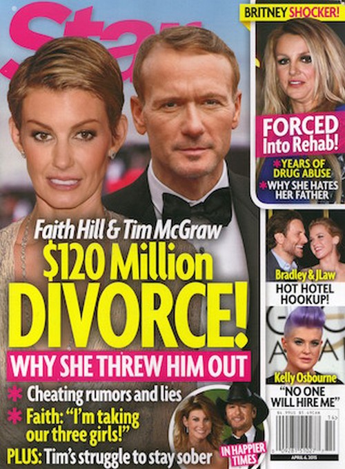 Faith Hill and Tim McGraw $120 Million Divorce and Custody Battle After Cheating Rumors