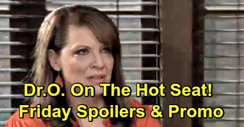 General Hospital Spoilers: Friday, April 19 – Sasha’s Dangerous Romance – Ryan’s Mystery Accomplice – Dr. O’s on the Hot Seat