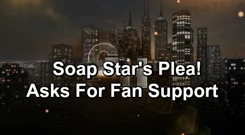 General Hospital Spoilers: GH Alum and The Bold and the Beautiful Star’s Plea for Help – Calls for Soap Fans’ Support