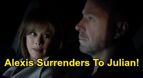 General Hospital Spoilers: Alexis Surrenders to Julian Temptation, Hot ‘Julexis’ Hookup – Tired of Playing It Safe, Wants Bad Boy?