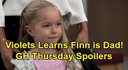General Hospital Spoilers: Thursday, November 14 – Ava Calls Trina ‘Kiki’ – Charlotte Spills Mystery Man News – Violet Learns Finn Is Dad