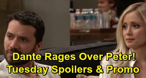 General Hospital Spoilers: Tuesday, March 26 – Jason Arrested, Sam Sides with Shiloh – Dante’s Outburst – Peter Rejects Anna