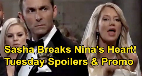 General Hospital Spoilers: Tuesday, October 8 – Sasha’s Confession Breaks Nina’s Heart – Obsessed Ryan’s Chilling Visit with Ava