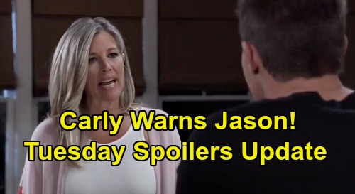 General Hospital Spoilers: Tuesday, April 21 Update – Carly Warns Jason - Julian Rejects Cyrus Offer – Valentin’s Custody Choice
