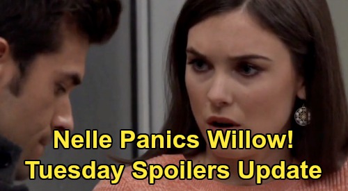 General Hospital Spoilers: Tuesday, March 17 Update – Willow Panics as Nelle Strikes Again – Carly’s Sneaky Plan – Cam & Joss Bond