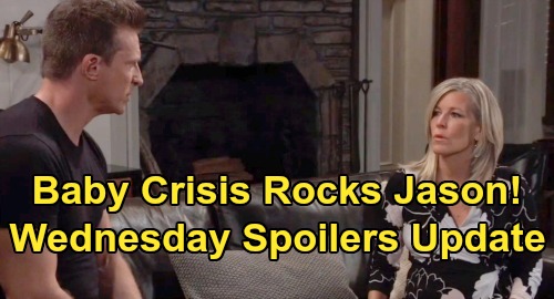 General Hospital Spoilers: Wednesday, July 24 Update – Jason Comforts Carly Through Baby Crisis – Jax’s Crazy Idea Rocks Nina