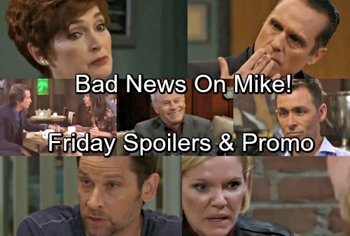 General Hospital Spoilers: Friday, April 27 – Sam Gets Peter Dirt from Curtis – Diane Gives Sonny Bad News On Mike