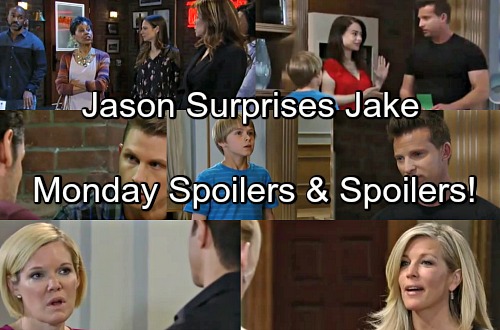 General Hospital Spoilers: Monday, May 7 – Jason Surprises Jake – Alexis’ Lawsuit Stuns Ned – Carly Plays Nelle’s Game