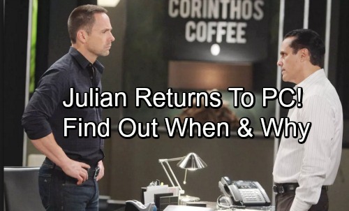 General Hospital Spoilers: Julian Returns to Port Charles - Teams Up with Sonny for Shocking Storyline