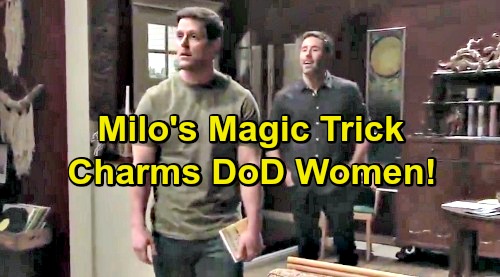 General Hospital Spoilers: Magic Milo Takes On Shiloh - Distracts Cult Leader, DoD Women Go Nuts For Hunky 'Mark Turner'
