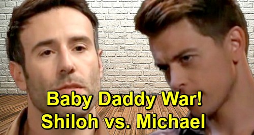 General Hospital Spoilers: Michael and Shiloh Go to War as Wiley Secrets Explode - Real Baby Daddy vs. Fake Baby Daddy Showdown