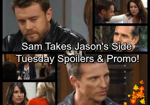 General Hospital Spoilers: Tuesday, November 21 – Sam Sides With Jason – Carly and Robin's Blunder – Ava's Illegal Hunt
