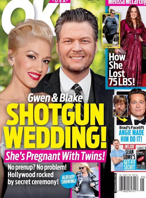 Gwen Stefani Pregnant With Twins: Blake Shelton Rushing Spring Shotgun Wedding?