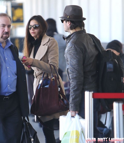 Ian Somerhalder And Nina Dobrev Arrive For China Vacation Without Looking Like Freaks - How Do They Do It?