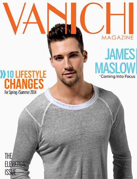 James Maslow Dancing With The Stars Contestant Dishes On The Importance Of Giving Back In New Vanichi Magazine Feature! (PHOTO)