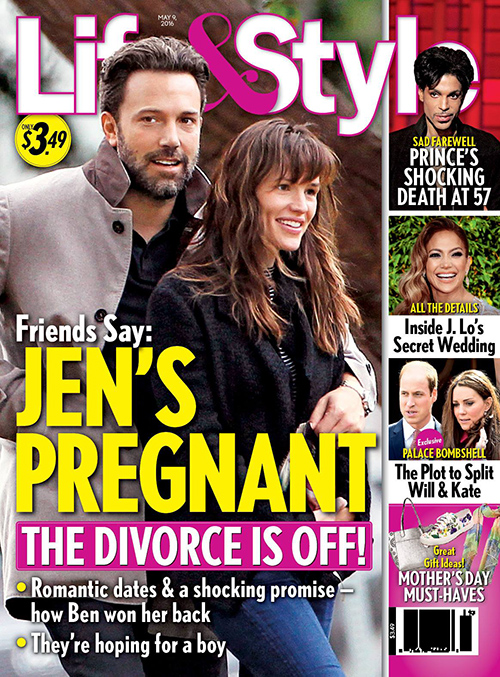 Jennifer Garner Pregnant: Ben Affleck Divorce Cancelled?