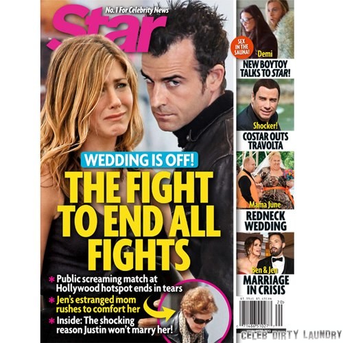 Jennifer Aniston and Justin Theroux Wedding Off After Huge Fight - Why He Won't Marry Her!