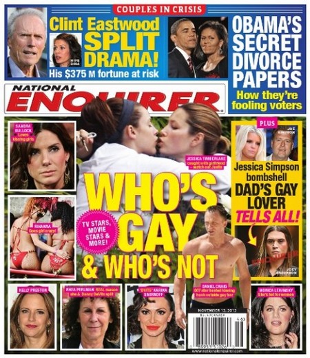 Who’s Gay and Who’s Not: Jessica Biel, Kelly Preston, Sandra Bullock, Rihanna and Others?