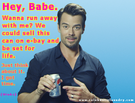 Josh Duhamel Gets Cheeky in New 'Share a Diet Pepsi' Campaign -- Check Out Our Own Memes! (PHOTOS)