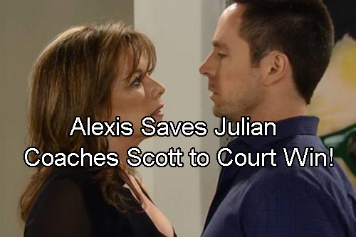 General Hospital Spoilers: Julian Trial Shocker - Alexis Coaches Scotty - Julian Beats All Charges, Walks Free