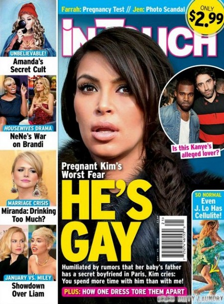 Kim Kardashian Fears Kanye West Is Gay (Photo) Kim Kardashian Fears Kanye West Is Gay (Photo)