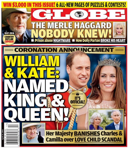 Kate Middleton and Prince William Named Queen and King: Prince Charles ...