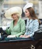 Kate Middleton Forced Out Of Maternity Leave By Queen Elizabeth - Attends 2015 Trooping The Colour Beside Camilla Parker-Bowles!