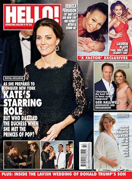 Kate Middleton Flirts With One Direction Boys At The Royal Variety Show - Prince William Watches From The Sidelines!