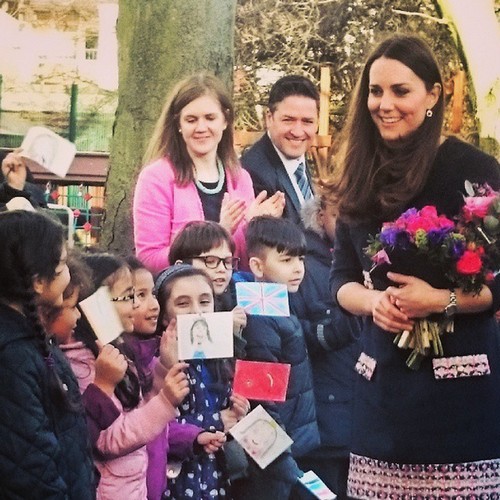 Kate Middleton Looks Dowdy and Aged Showing Baby Bump at School Event (PHOTOS)