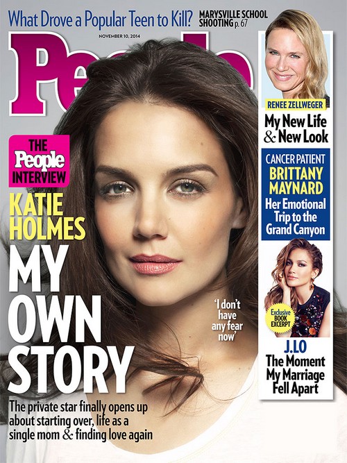 Katie Holmes Covers People Magazine, Talks About Her Future And Life (PHOTO)