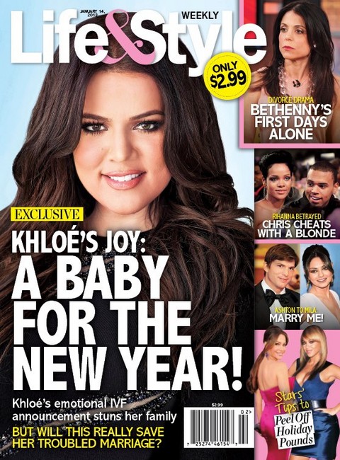 Khloe Kardashian Pregnant Via IVF - Baby Will Be Born In 2013