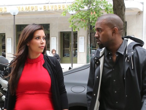 Kim Kardashian And Kanye West Fighting Over Baby Name! 0618