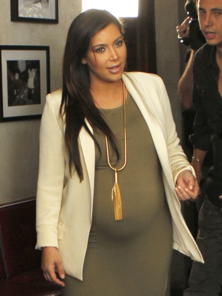 Kim Kardashian Delivers One Month Early - Stress-Related Or Did She lie About Due Date? 0615