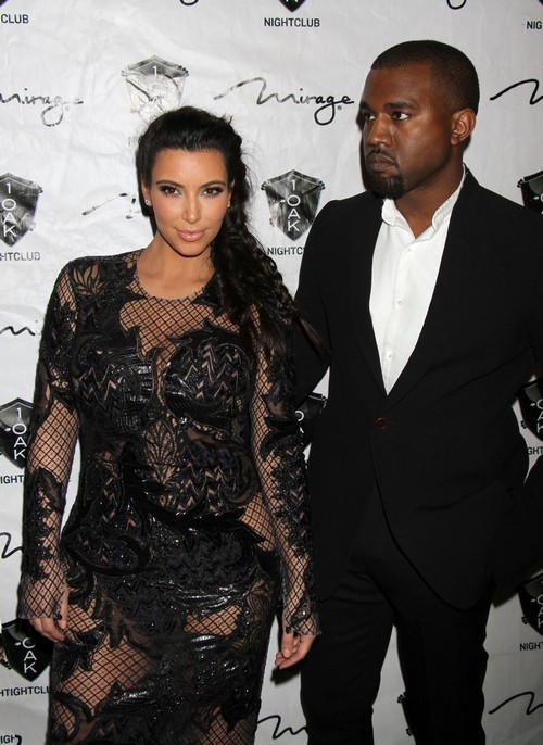 Kim Kardashian Hosts The New Year's Eve Countdown At 1 OAK Nightclub