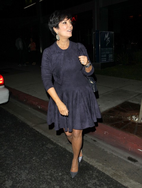 Kris Jenner Dines Out At BOA Steakhouse