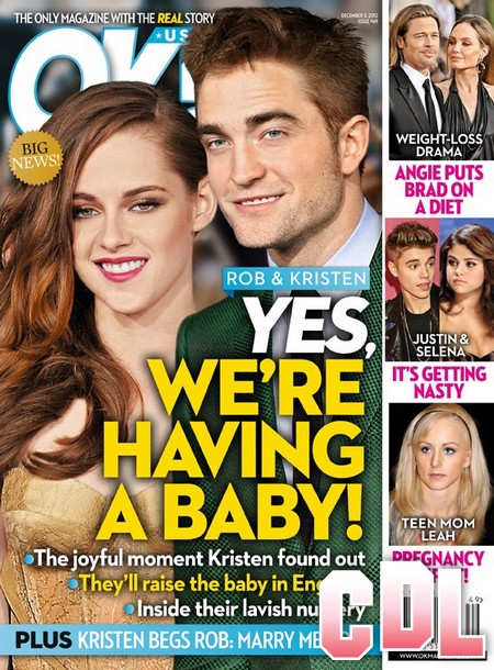 Report: Kristen Stewart and Robert Pattinson Announce Pregnancy and a Baby!