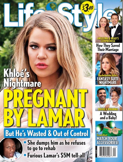 Khloe Kardashian Pregnant With Lamar Odom’s Baby – Dumps Husband After Refuses Rehab?