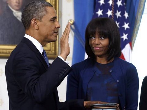 Michelle Obama Dishes On Her New Bangs and Lance Armstrong On ET First (Video)