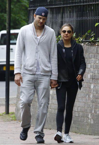Ashton Kutcher Meets Mila Kunis' Parents In London - Is A Wedding Soon? 0521