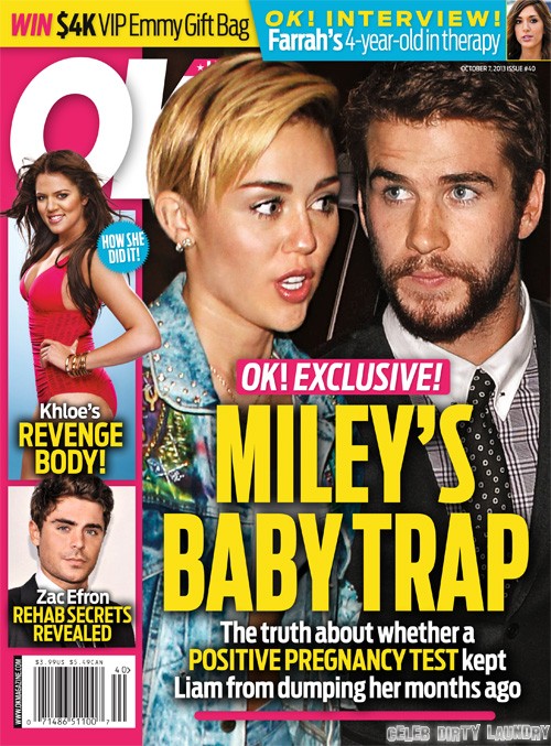Miley Cyrus Pregnant: Trapped Liam Hemsworth With Pregnancy Test (PHOTO)