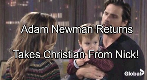 The Young and the Restless Spoilers: Victor's Christian Paternity Bombshell Signals Adam Newman Return, Takes Son From Nick