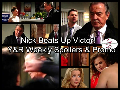 The Young and the Restless Spoilers: Week of April 10 - Nick Punches Victor as Chloe Escapes – Nikki Throws Victor Out