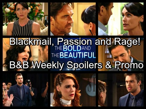 The Bold and the Beautiful Spoilers: Katie Blackmails Ridge and Quinn – Bill and Brooke Hot Passion – Sally Faces Thomas’ Wrath