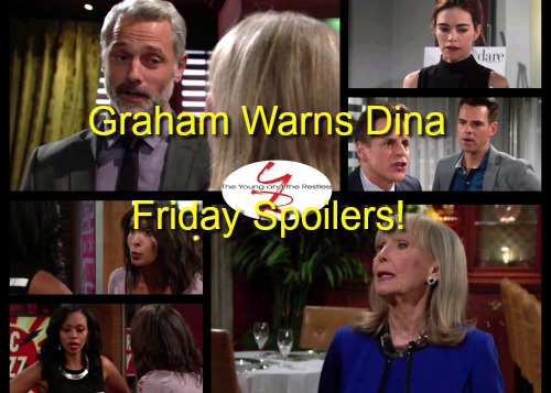 The Young and the Restless Spoilers: Graham Warns Dina - Hilary Receives a Fierce Threat – Michael Unleashes His Wrath