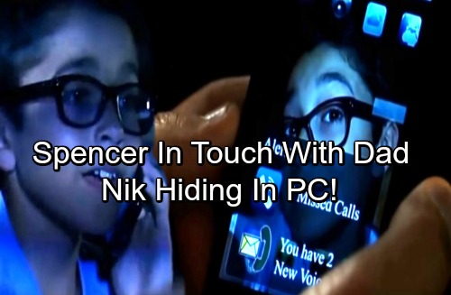General Hospital Spoilers: Spencer In Touch With His Dad - Nikolas Hiding In Port Charles